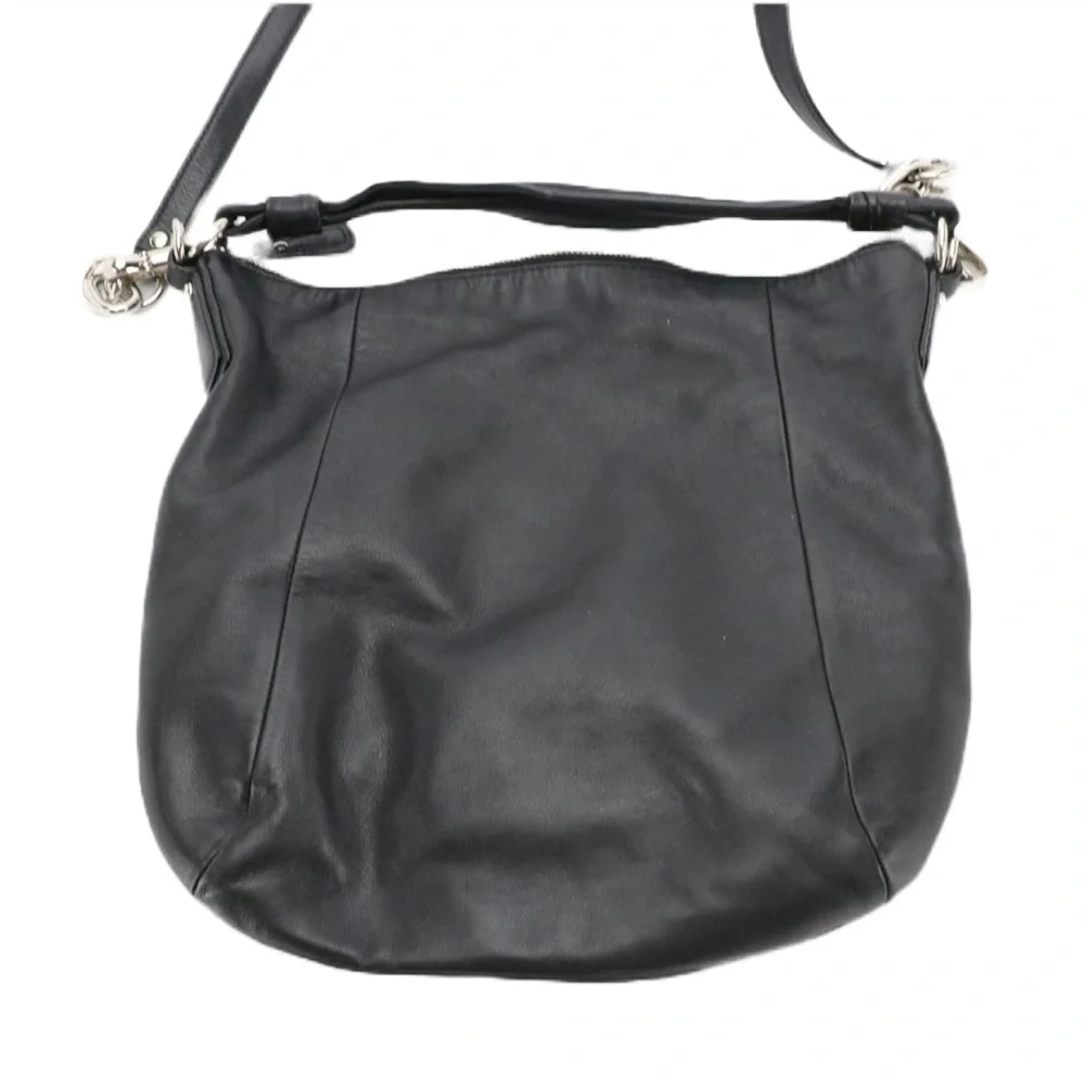 COACH “KRISTIN” BLACK LEATHER 14783 SHOULDER BAG